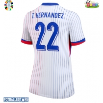 Frankrike Theo Hernandez #22 Bortedrakt Dame EM 2024 Kortermet